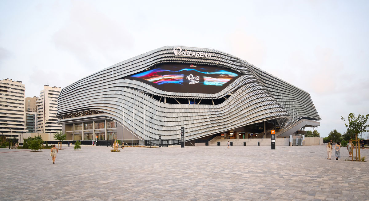 Roig Arena Valencia, Spain. Design by ERRE HOK