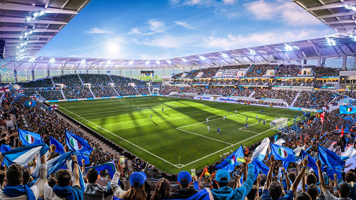 Stadio di Venezia - render by Populous