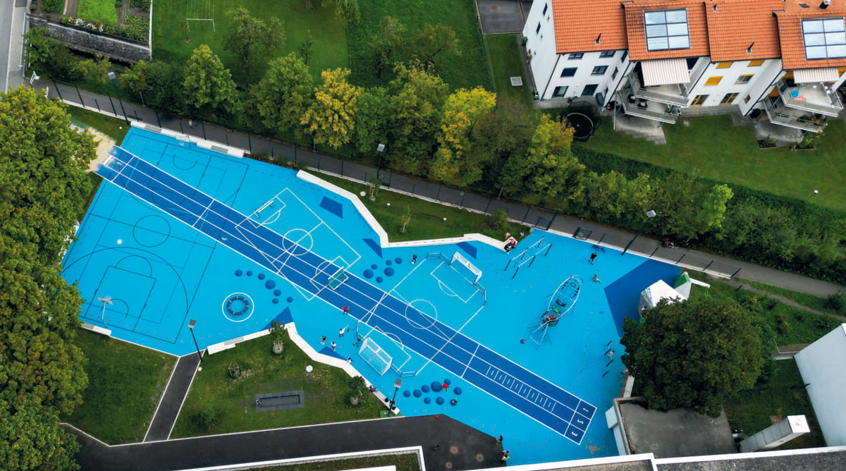 Blue Square, Balzers - vincitore 2025 IOC IAKS Architecture Prize