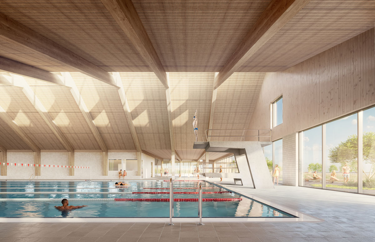 Nuova piscina a Villingen-Schwenningen (Germania)