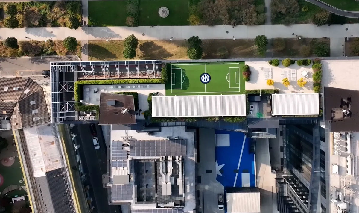 Terrazza Inter a Milano
