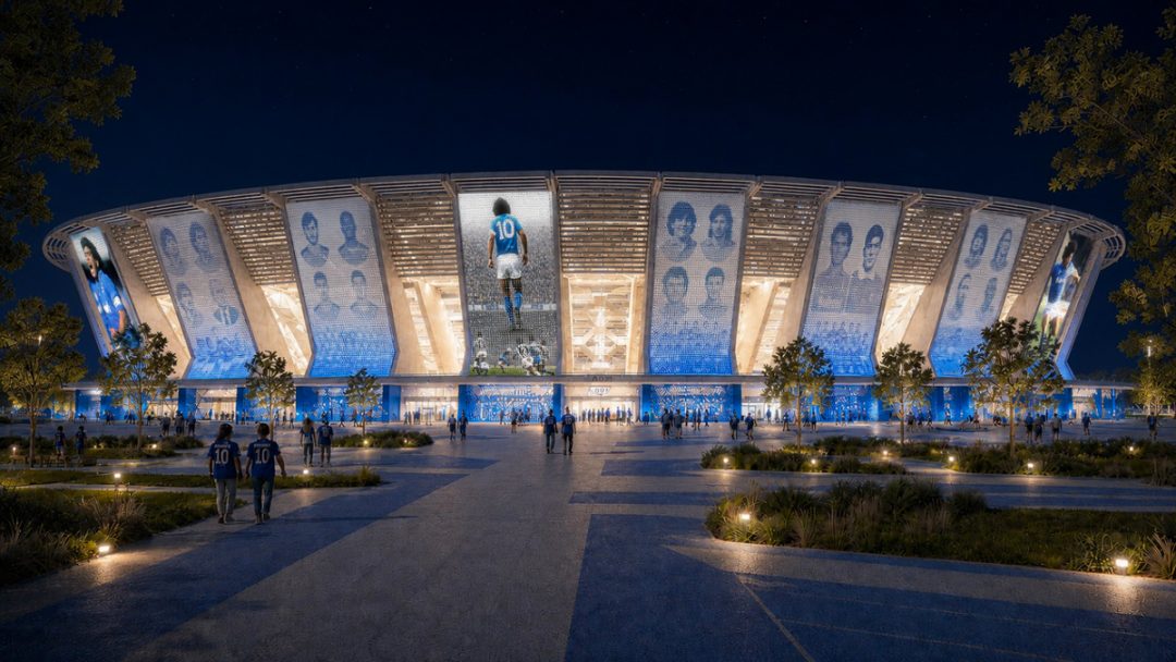 Stadio Maradona di Napoli - progetto per Euro 2032