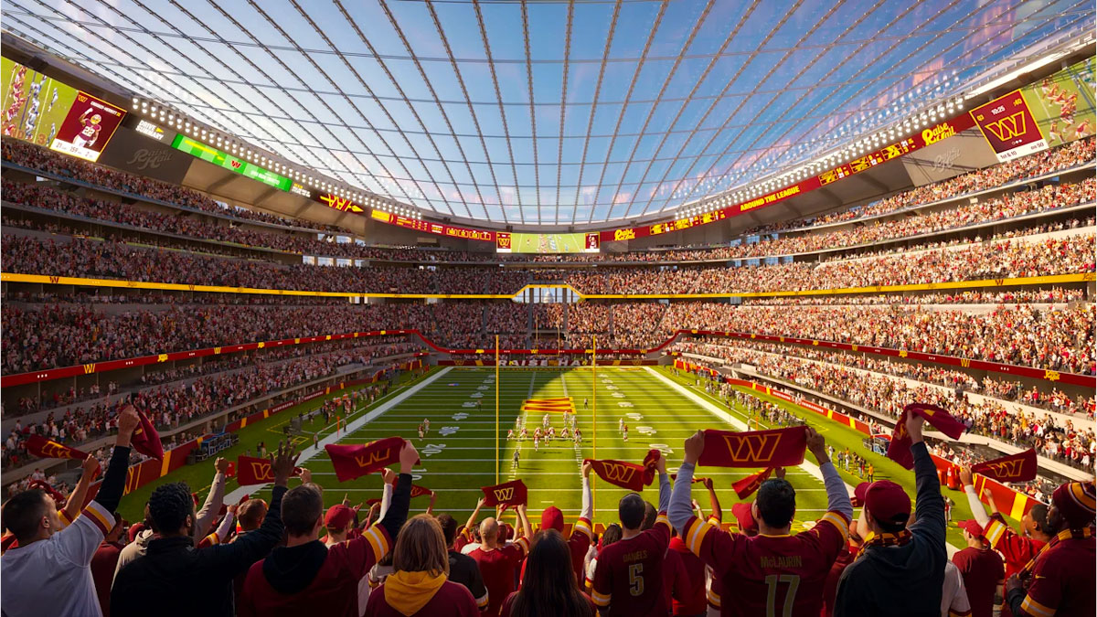 Render stadio Washington Commanders - HKS